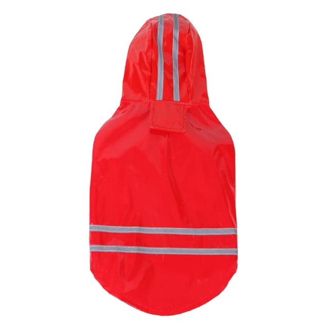 lionlar Chien Imperméable Loisirs Léger Chiot Manteau Réfléchissant Veste de Pluie avec Rouge S