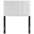 thumbnail image 2 of Modway Emily Twin Biscuit Tufted Performance Velvet Headboard, White, 2 of 4
