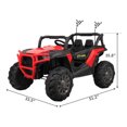 thumbnail image 2 of TOBBI Voiture Jouet VUS/buggy Électrique 12 V à Pile, Rouge, 2 of 7