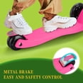 thumbnail image 4 of AKDSteel Trottinettes pour Enfants de 3 à 5 Ans, Trottinette à Pousser pour Garçons Filles Tout-Petits, 4 Hauteurs Réglables, Roulement AEBC-9, 3 Roues Lumineuses, Inclinaison pour Diriger, Activités Extérieures pour Enfants de 3 à 12 Ans, 4 of 6