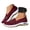 Red_YYX, variant on Fsqjgq Womens Sneakers Mesh Slip Walking Shoes Women Footwear Casual Wedge Sneaker Workout Yoga Shoe