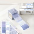 thumbnail image 2 of Today Sales Sticky Notes Dispenser Paper Roll Tape, Roll Tape With Pull Out Boxes, Pull Out Labels Stickers Boxes, Self-Adhesive Memo Pads for Noting, Writing, Painting Lake Blue, 2 of 8