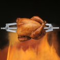 thumbnail image 3 of jinwen Fourchette de Remplacement pour Gril 28cm Poulet Rôti Friteuse à Air Chaud Résistante à la Chaleur et à la Rouille, 3 of 9
