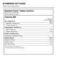 thumbnail image 3 of Butcher's Selection Stampede Hot Dogs, 10 pack, 900 Grams (Refrigerated), 3 of 5