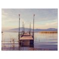 thumbnail image 2 of Wooden Boardwalk to Clear Sea Water - Impression sur Toile Pont, 2 of 3
