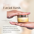 thumbnail image 3 of Turmeric Brightening Face Mask for Dark Spot Correction, Hydrating, All Skin Types - 4 oz by LatherGreen, 3 of 5