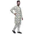 thumbnail image 2 of Atasi Ensemble Kurta-Pyjama Long en Coton pour Hommes, Kurta-Pyjama Décontracté de Designer, Vêtements, 2 of 3