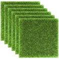 thumbnail image 1 of Miangastore 6Pcs Decorative Grass Mats Wear-resistant Fake Grasses Compact Grass Pads DIY Accessory, 1 of 7