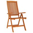 thumbnail image 3 of vidaXL 7 Piece Garden Dining Set Solid Wood Eucalyptus, 3 of 5
