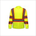 thumbnail image 5 of Radyan High Visibility Reflective Long Sleeve Safety Hoodie - 6 Pack, 100% Polyester, Size: Adult, 5 of 5