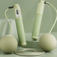 thumbnail image 4 of Youkk Fitness Goals Cordless Jumping Rope Set For All Levels Ball Is Silent When Jumping Rope Sky Blue Ball, 4 of 6