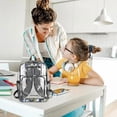 thumbnail image 4 of Clear PVC Backpack Stadium Approved Large Capacity Travel Daypack for Men Women Outdoor Sports Running Gym Hiking | See Through Security Check Bag with Adjustable Shoulder Strap Easy Clean Lightweigh, 4 of 6