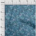 thumbnail image 2 of oneOone Rayon Navy Blue Fabric Abstract Floral Sewing Craft Projects Fabric Prints By Yard 56 Inch Wide, 2 of 4