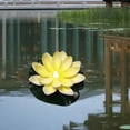 thumbnail image 4 of Solar Pool Lights Water Feeling Lotus Pond Light Floating Lotus Pond Light Water Feeling Floating Pond Light Led Floating Solar Pond Light Lantern Festival Blessing River Lantern, 4 of 6