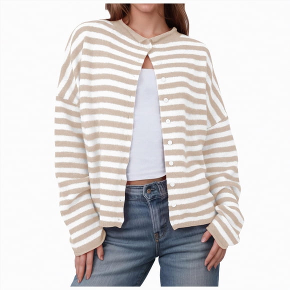 Splozh Women's Christmas Sweaters Cardigan Women Long Cardigan with Pocket Elegant Casual Lightweight Jacket Open Front Sweater High Low Hem Long Casual Jacket Casual Top White,S