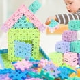 thumbnail image 4 of Number Building Blocks Square Puzzle Building Blocks Educational toy for Kids, 4 of 10
