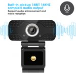 Fdit Démarrez une caméra libre,USB Caméra,1080P Caméra de bureau USB Webcam en ligne avec microphone