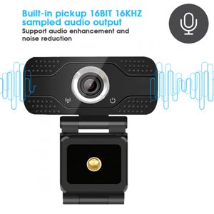 Fdit Drive Free Camera,USB Camera,1080P Desktop Computer Camera USB Online Class Webcam with Microphone