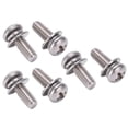 thumbnail image 3 of Screws Bolts Nuts, Convenient 12mm Tapping Cross Pan Head Screws with Stainless Washers for Furniture, 3 of 7