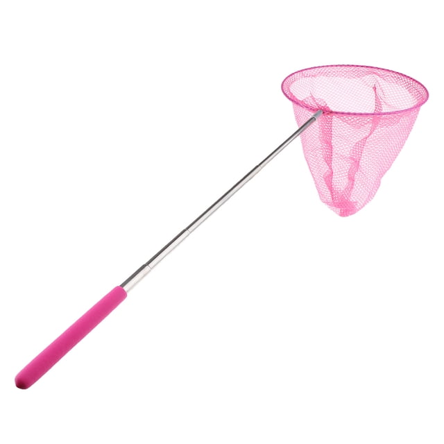 Filet Télescopique pour Papillon de 34 Pouces pour Enfants P Extensible Papillon Rose
