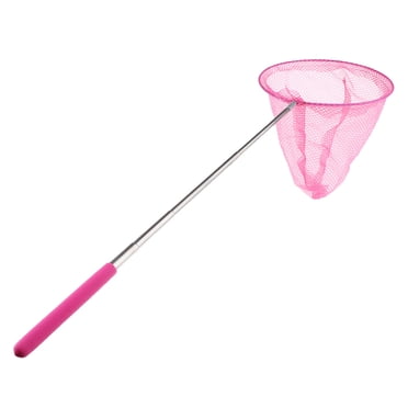 Filet Télescopique pour Papillon de 34 Pouces pour Enfants P Extensible Papillon Rose