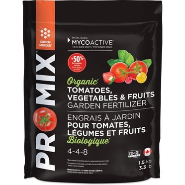 PRO-MIX® Organic Tomatoes, Vegetables & Fruits Garden Fertilizer 4-4-8, 1.5kg