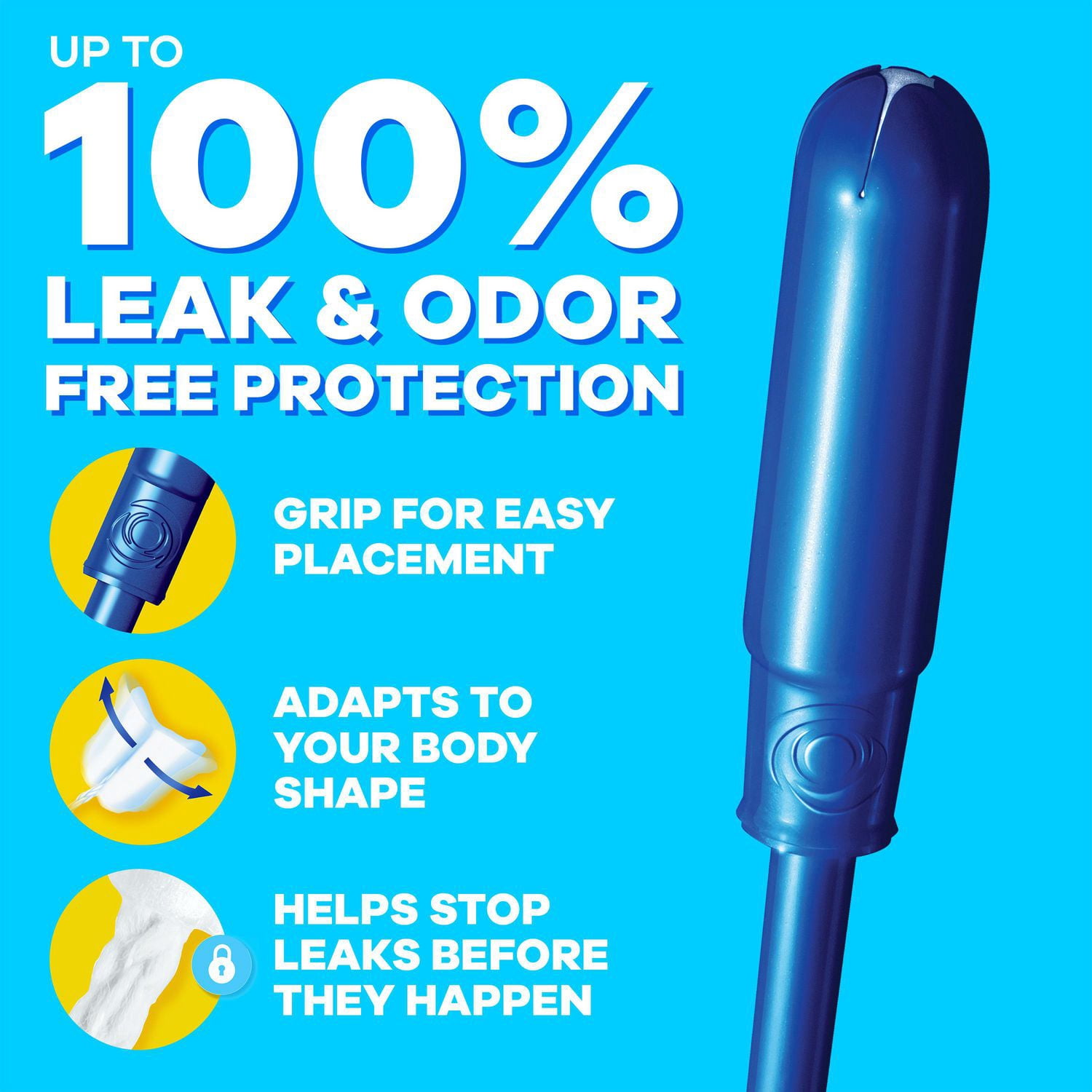 Tampax Pearl Tampons, with LeakGuard Braid, Super Plus Absorbency, Unscented18 count