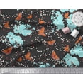 thumbnail image 3 of Soimoi Poly Georgette Fabric Dot,Floral & Butterfly Decor Fabric Printed Yard 42 Inch Wide, 3 of 3