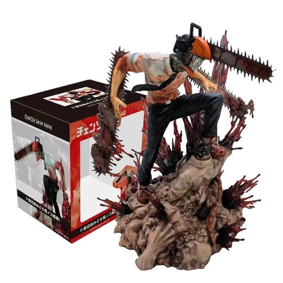 18cm Chainsaw Man Denji Anime Figure Makima Power Action Figure Chainsaw Man Pochita Figurine Adult Collectible Model Doll Toy