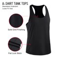 thumbnail image 4 of Graflsoa Men's Quick-Dry Performance Tank Tops - 3-Pack Breathable Workout Shirts for Running, Gym, Basketball - Loose Fit Sleeveless Design - White Trio - Size XL (B5008#), 4 of 7