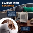 thumbnail image 3 of Radiateur Céramique Capsule DeLonghi - Blanc, 3 of 5