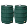 thumbnail image 1 of Good Ideas Rain Wizard Rangement pour Pluie Baril de Pluie 50 Gallons, Vert, (Lot de 2), 1 of 7