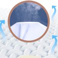 thumbnail image 4 of LNWUY Men's Long Sleeve Waffle Robe Quick Dry Soft Comfortable Loose Long Bathrobe Kimono Nightgown Home Lounge Pajama Robe White XXL, 4 of 4