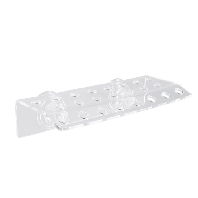 23 Plug Holes Coral Frag Rack Acrylic Suction Cup Aquarium Coral Support Holder