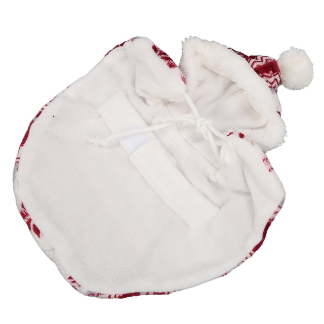 Cape Chaude pour Chien, Mignonne Cape de Noël Confortable pour l'Automne pour Chat Rouge m