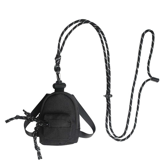 Mini Crossbody Chest Bag Nylon Shoulder Wallet for Travel Hiking Running