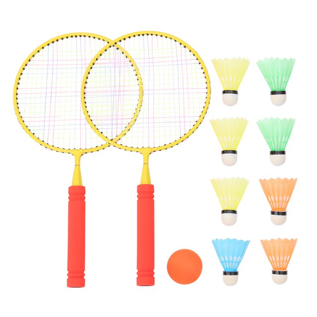1 Set of Kids Badminton Rackets Kids Badminton Training Tool Parent-Child Interactive Rackets Watermelon Red