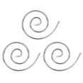 thumbnail image 1 of Spiral Cable Knitting Needle, Lightweight Strong Practicality Circular Knitting Needle  For Hats Silver, 1 of 8