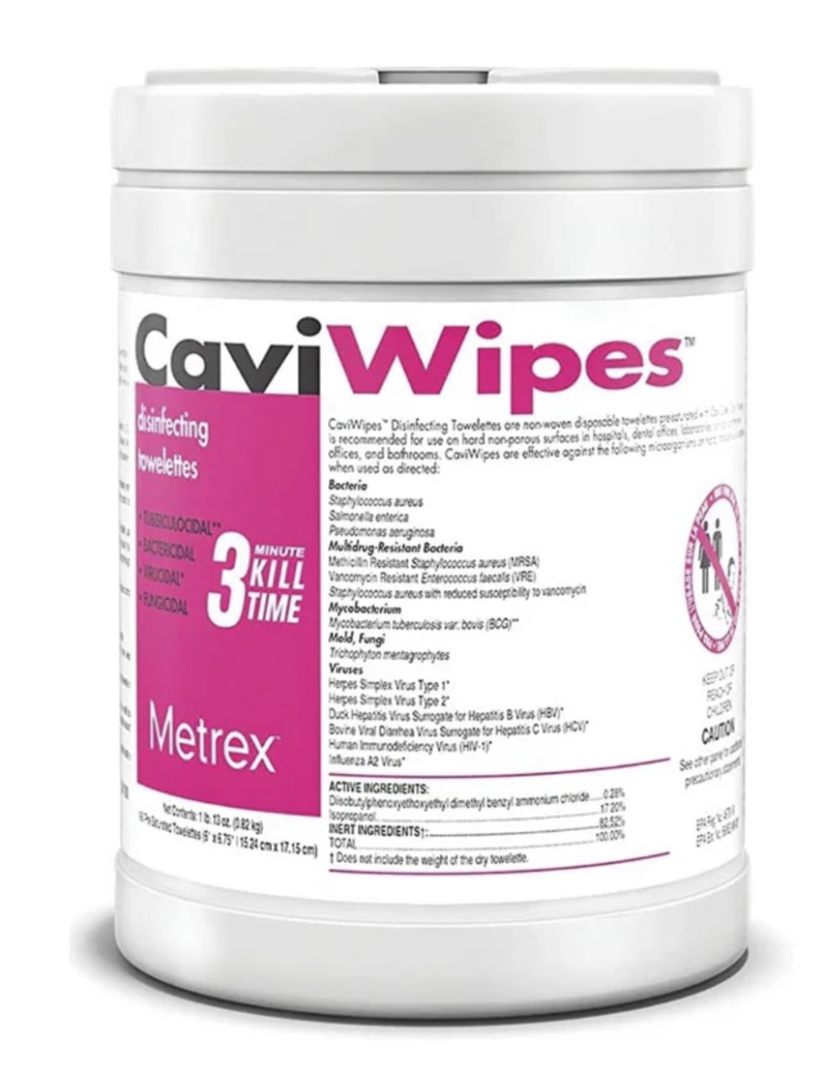 Cavi Wipes Disinfecting Wipes 160 Sheets –  Powerful Germ & Bacteria Removal, Multi-Surface Cleaner. Safe for Home, Office, Kitchen & Bathroom, Alcohol-Free, Hypoallergenic, Fresh Scent.