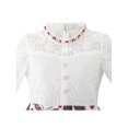 thumbnail image 4 of Robe Fille Dentelle Perle Fleur de Prunier Élégante Robe Princesse 12 Ans, 4 of 7