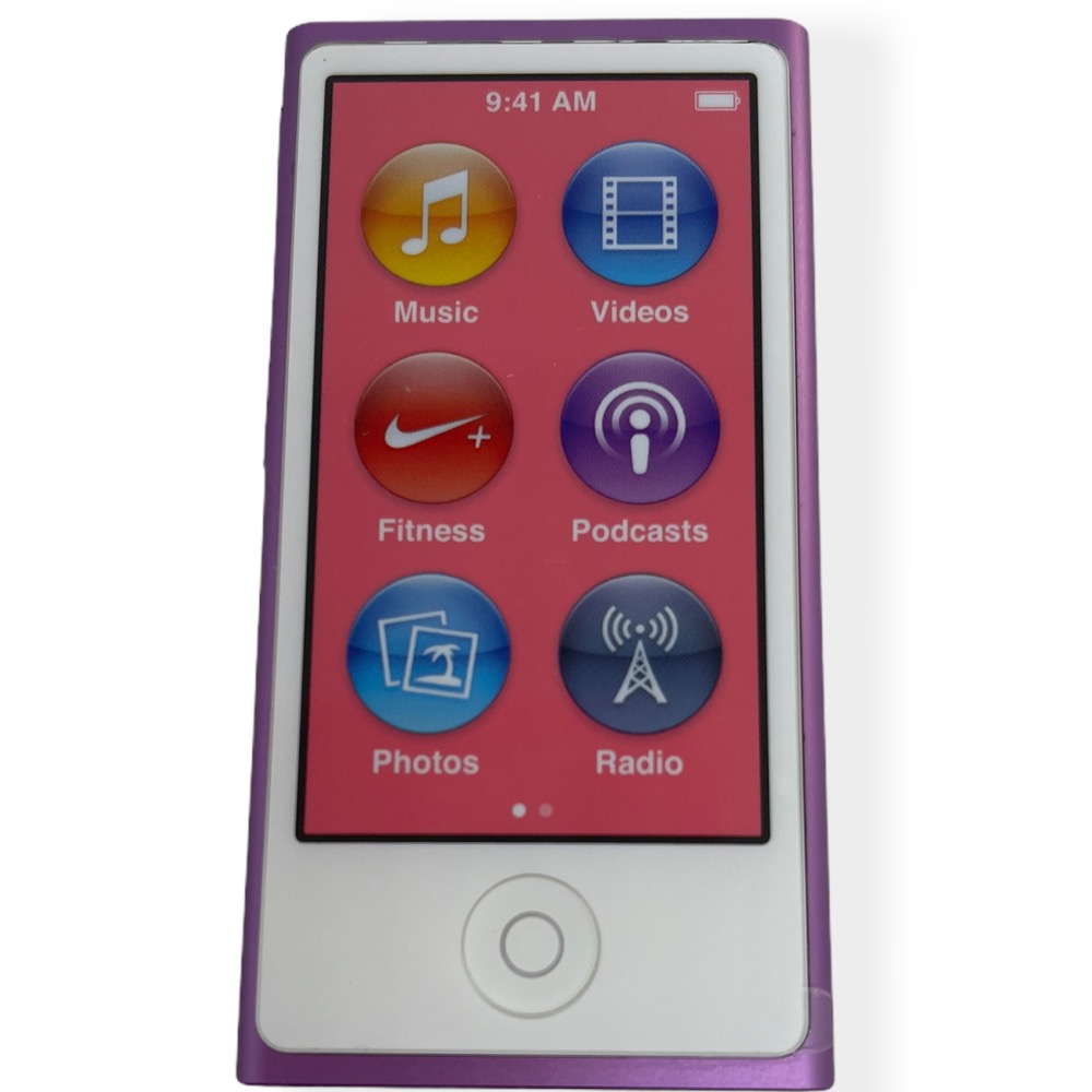 Apple iPod Nano 7th Generation 16GB Purple, MP3 Player, Like New