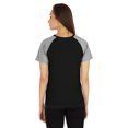 thumbnail image 4 of Inkmeso Womens Raglan Short Sleeve T-Shirt Regular Fit Casual Solid Basic Tee T-Shirts, 4 of 7