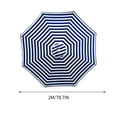 thumbnail image 2 of Parasol de Terrasse Extérieur Grand de 78,7 Pouces à 6 Baleines, Parasol de Marché pour Table – Résistant aux UV, Parasol de Piscine 190T Robuste et Imperméable, Toile de Remplacement pour Parasol, Housse Supérieure de Remplacement (Cadre Non Inclus), 2 of 5