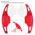 thumbnail image 2 of Steering Wheel Paddle Shifter Extensions Covers For Chevy Camaro 12-15 Red, 2 of 12