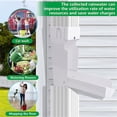 thumbnail image 1 of GFHFHITJ Rain Collector EBaokuup Rainwater Collection System,Downspout Diverter with Collection Capacity, Stainless Steel Rain Barrel Diverter Kit，RainWater Catching System, 1 of 9