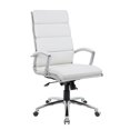 thumbnail image 1 of Boss Office Executive CaressoftPlus Chair with Metal Chrome Finish, 1 of 6