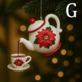 thumbnail image 1 of QIPOPIQ Vintage Christmas Teacup And Teapot Festive Decoration, 1 of 3