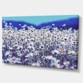 thumbnail image 2 of Amazing Light Blue Chamomile Blossom - Large Flower Canvas Art Print, 2 of 3