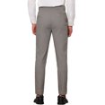 thumbnail image 3 of INSPIRE CHIC Plaid Pants for Men's Contrasting Colors Plaids Pattern Business Trousers 30 Gray, 3 of 5