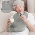 thumbnail image 1 of Birdeem Adult Bibs for Eating and Drooling,Reusable Silicone Bib with Adjustable Closure,Large Coverage Clothing Protector for Elderly and Disabled Adults,Washable Durable Feeding Bib, 1 of 9
